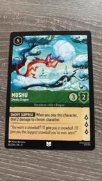 Disney Lorcana Mushu sneaky dragon 82-204 11WSP nonfoil, Ophalen of Verzenden, Zo goed als nieuw, Losse kaart