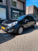 Kia Rio 1.1 Crdi 5DRS 2012 Zwart (plus pakket), Auto's, Kia, Voorwielaandrijving, 74 pk, 1120 cc, Zwart