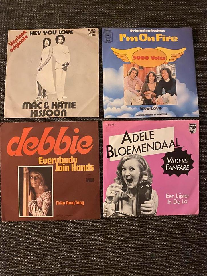 12 singles te koop, Cd's en Dvd's, Vinyl Singles, Gebruikt, Single, Pop, 7 inch, Ophalen of Verzenden