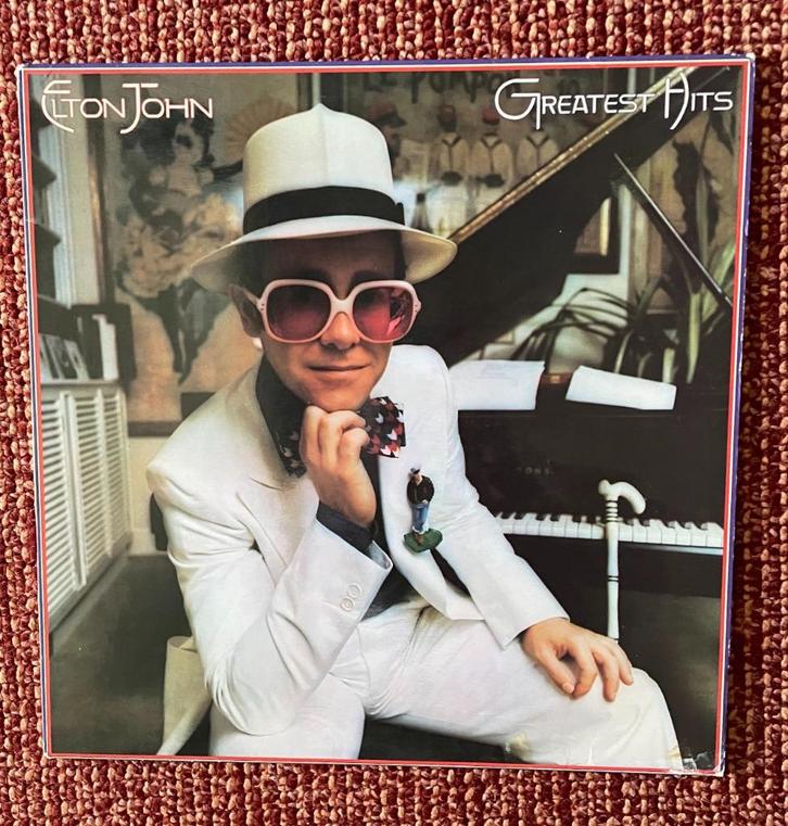 Elton John - Greatest Hits, Cd's en Dvd's, Vinyl | Pop, Gebruikt, 1960 tot 1980, 12 inch, Ophalen of Verzenden