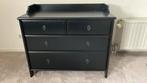 Zwart Ikea dressoir/ ladekast met 4 lades, Huis en Inrichting, Kasten | Ladekasten, Ophalen, Gebruikt, 50 tot 100 cm, 3 of 4 laden