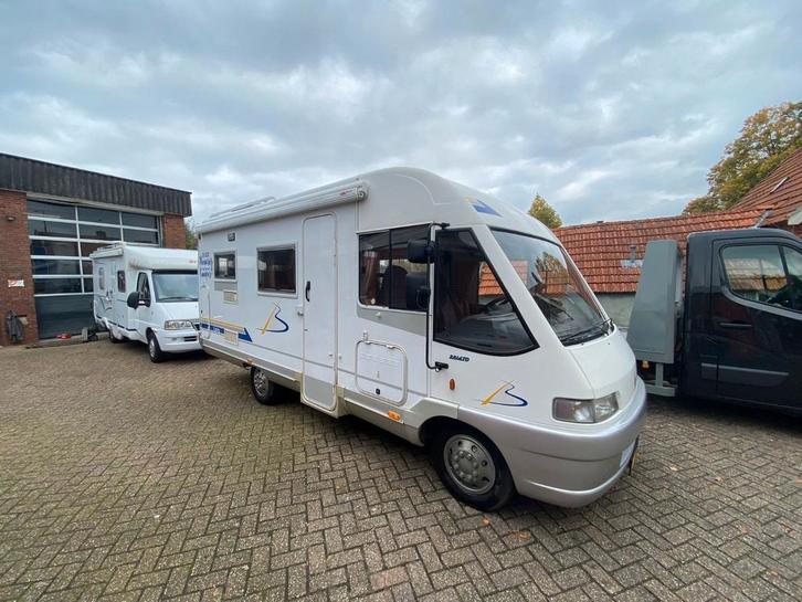 Burstner camper bj 1999 2.8 idtd motor, Caravans en Kamperen, Campers, Particulier, tot en met 4, Half-integraal, Bürstner, Fiat