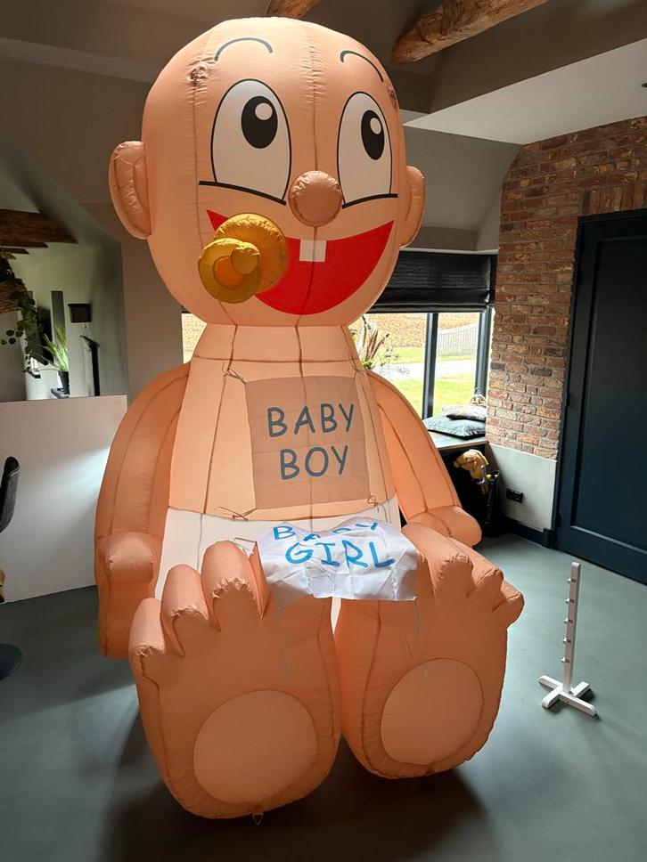 Opblaasbare Baby - 3 Meter Hoog te huur, Kinderen en Baby's, Speelgoed | Buiten | Opblaasfiguren, Nieuw, Ophalen of Verzenden