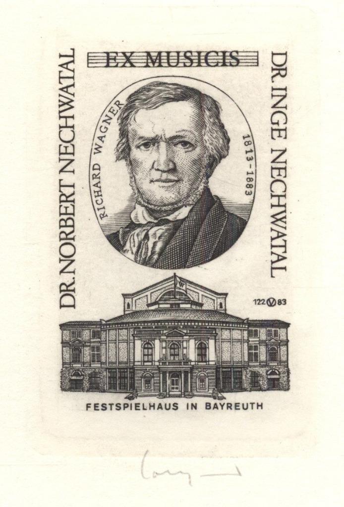 2157 Ex Libris Duitsland : Oswin Volkamer, 1983, Antiek en Kunst, Kunst | Etsen en Gravures, Verzenden