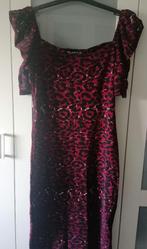 Damesjurk Lang rood/zwart, Ophalen, Maat 42/44 (L), Nieuw, Shein