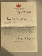 Queen Mum 100 jaar, 2000, Queen Mother Bowes Lyon, Verzamelen, Ophalen of Verzenden, Zo goed als nieuw, Kaart, Foto of Prent