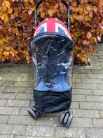 EasyWalker XL – Union Jack editie + regenhoes & flight bag, Ophalen of Verzenden, Zo goed als nieuw, Regenhoes