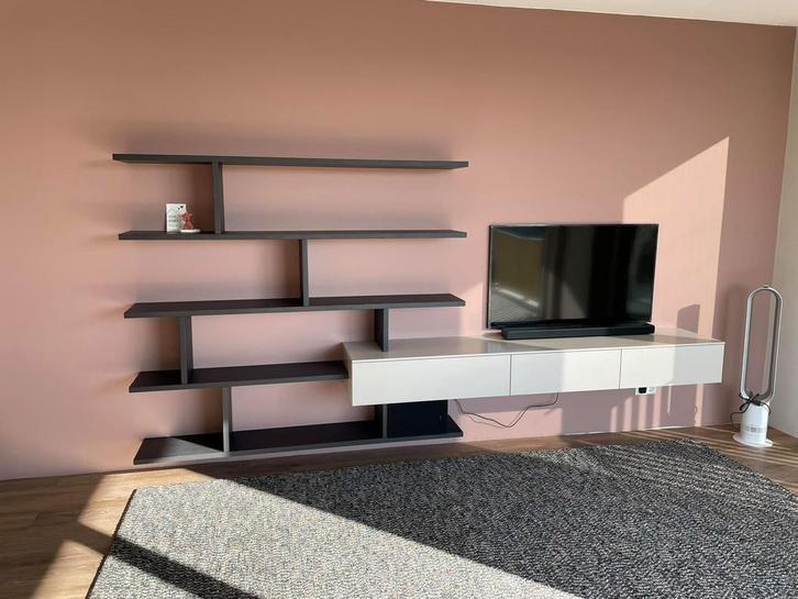 Interstar wandcombinatie 340x159x40, Huis en Inrichting, Kasten | Wandmeubels, Zo goed als nieuw, 150 tot 200 cm, 300 cm of meer