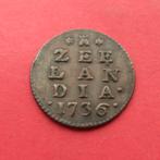 Duit Zeeland 1736 Zeelandia Luctor et Emergo Middelburg, Ophalen of Verzenden, Vóór koninkrijk, Overige waardes, Losse munt