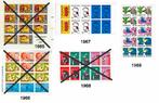 Kinderpostzegels als blok postfris 1967 t/m 2004, Ophalen of Verzenden, Na 1940, Postfris