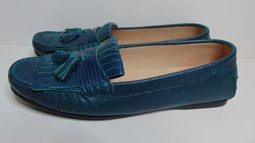 Exclusieve Groen/blauwe loafers van Tods 41 beschikbaar voor biedingen