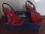 Caprice sandalen rood, maat 40, Ophalen, Sandalen of Muiltjes, Caprice, Gedragen