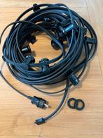 Prikkabel feestverlichting - 25 meter - 25 fitting, Tuin en Terras, Buitenverlichting, Kunststof, Minder dan 50 watt, Overige typen