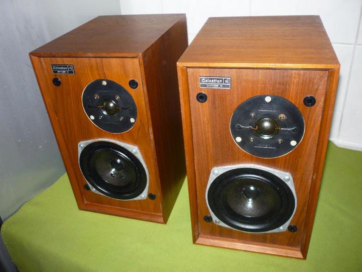 Celestion Ditton 11 vintage speakers, Audio, Tv en Foto, Luidsprekers, Zo goed als nieuw, Front, Rear of Stereo speakers, Minder dan 60 watt