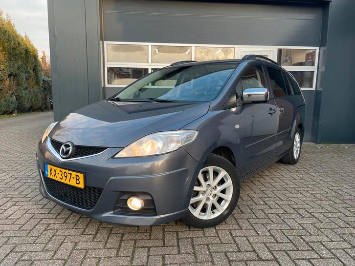Mazda 5 2.0 7-Persoons | Luxe | Nieuwe APK!  2008 Grijs, Auto's, Mazda, Bedrijf, ABS, Airbags, Airconditioning, Boordcomputer