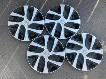 Set originele Citroen DS3 en C3 wieldopppen 16 inch beschikbaar voor biedingen