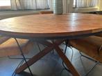 Ronde eettafel D-Bodhi teakhout, Huis en Inrichting, Tafels | Eettafels, Ophalen, 100 tot 150 cm, Zo goed als nieuw, Vijf personen of meer