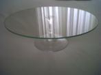 Nieuwe taartstandaard van dik glas 30cm doorsnee, Ophalen of Verzenden, Nieuw