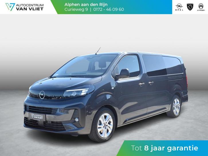 Opel Vivaro Electric 75 kWh Dubbele Cabine | tot 8 jaar gara, Auto's, Bestelauto's, Bedrijf, Te koop, ABS, Achteruitrijcamera