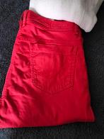 Rode gafair dames broek met ritsje, Kleding | Dames, Broeken en Pantalons, Ophalen of Verzenden, Gedragen, Rood