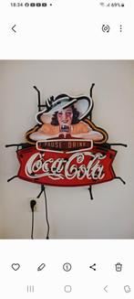 Cola neon verlichting, Huis en Inrichting, Lampen | Wandlampen, Ophalen, Nieuw, Glas, Sixties style