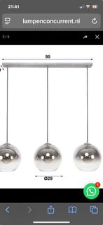 Plafond Hanglamp Bubble Shaded 3-bollen incl. Lampen, Huis en Inrichting, Lampen | Hanglampen, Nieuw, Ophalen of Verzenden, Glas