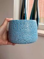 Mooie blauwe bloempot plantenpot, Tuin en Terras, Bloempotten, Ophalen, Rond, Zo goed als nieuw, Aardewerk