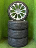 Originele 19 inch BMW 166M velgen met banden 5-serie e60 e61, Auto-onderdelen, Banden en Velgen, 19 inch, Gebruikt, Banden en Velgen
