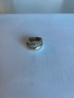 Zilveren ti sento ring breed, Sieraden, Tassen en Uiterlijk, Ringen, 18 tot 19, Ophalen of Verzenden, Zo goed als nieuw, Dame