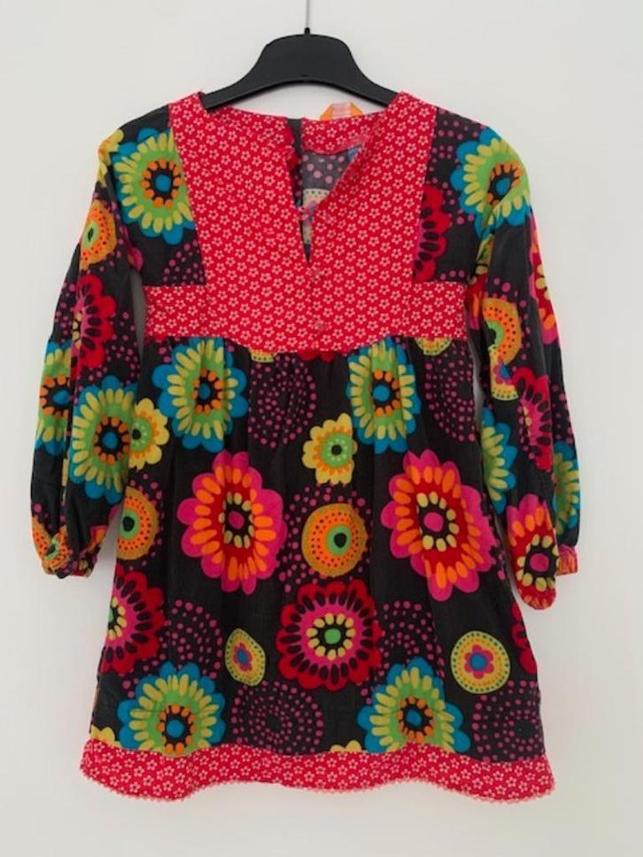 HEMA jurk-gebloemd-maat128, Kinderen en Baby's, Kinderkleding | Maat 128, Zo goed als nieuw, Meisje, Jurk of Rok, Ophalen of Verzenden