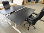 2x Ikea Bekant Bureau 160x80 + 2 bureaustoelen, Huis en Inrichting, Bureaus, Ophalen