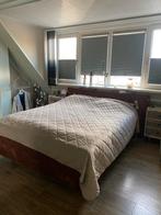 Swiss Sense electrisch verstelbare boxspring, Bruin, Tweepersoons, Ophalen of Verzenden, 200 cm