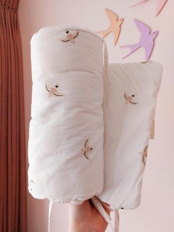 Nobodinoz bedbumper/bedomrander Haiku Birds natural beschikbaar voor biedingen