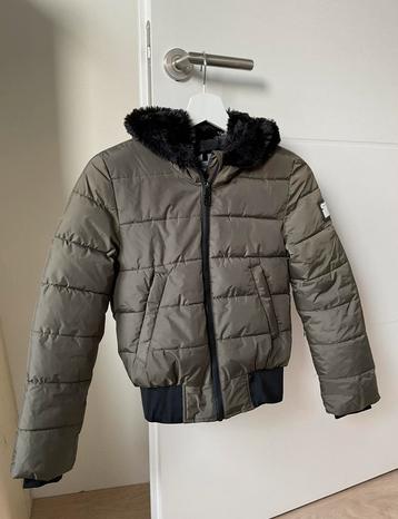 Super Rebel winterjas ski, maat 140 donker groen beschikbaar voor biedingen