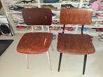 Origineel Ahrend Friso Kramer Revolt & Result - Set van 2, Huis en Inrichting, Stoelen, Ophalen, Gebruikt, Twee, Bruin