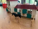 Schleich huis met stallen - complete set!, Verzamelen, Speelgoed, Ophalen of Verzenden, Zo goed als nieuw