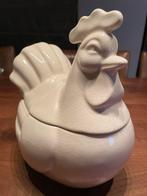 Aardewerk Kip met Deksel, Ophalen, Schaal, Zo goed als nieuw, Overige vormen