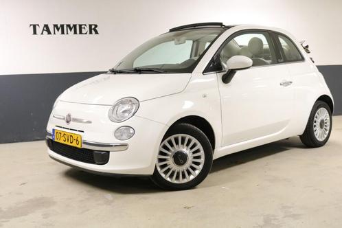 Fiat 500 0.9 TwinAir by Gucci LEER-AIRCO-NAP, Auto's, Fiat, Bedrijf, ABS, Airbags, Bluetooth, Centrale vergrendeling, Climate control