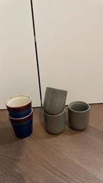 Koffie kopjes, Tuin en Terras, Ophalen of Verzenden, Zo goed als nieuw, Rond, Minder dan 25 cm