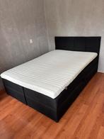 Boxspring model 140 x 200 met opbergruimte, Huis en Inrichting, Slaapkamer | Boxsprings, Ophalen, Tweepersoons, 140 cm, Zo goed als nieuw