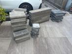 Tuintegels 40x40, Omsluitbanden, Pallisade Bandjes, Tuin en Terras, Tegels en Klinkers, Ophalen, Gebruikt, Minder dan 5 m², Beton