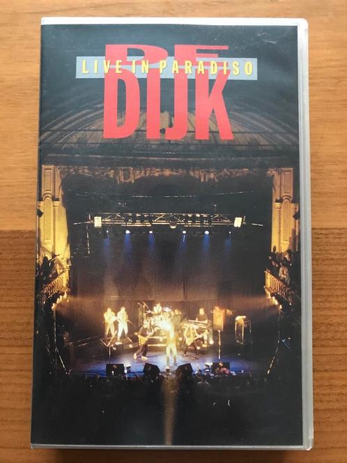 De Dijk - Live in Paradiso (VHS 1994), Cd's en Dvd's, VHS | Documentaire, Tv en Muziek, Zo goed als nieuw, Muziek en Concerten