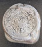 Vierkant flesje met dop - Adv S 424, Antiek en Kunst, Ophalen of Verzenden