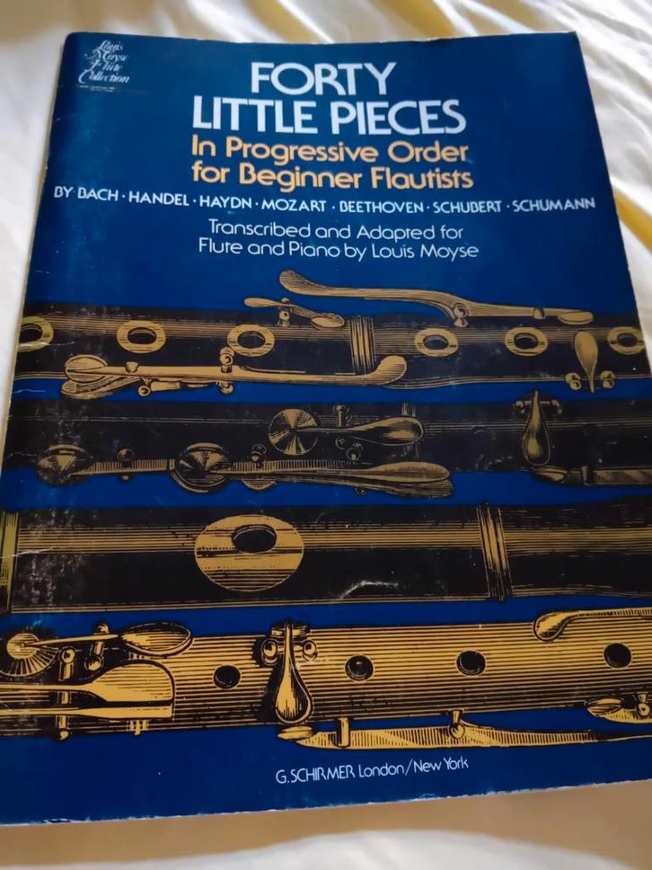 Bladmuziek Fluit - Forty Little Pieces, Muziek en Instrumenten, Bladmuziek, Zo goed als nieuw, Artiest of Componist, Klassiek