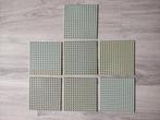 7 Lego grondplaten bouwplaten space grijs 16x16, Ophalen of Verzenden, Gebruikt, Lego