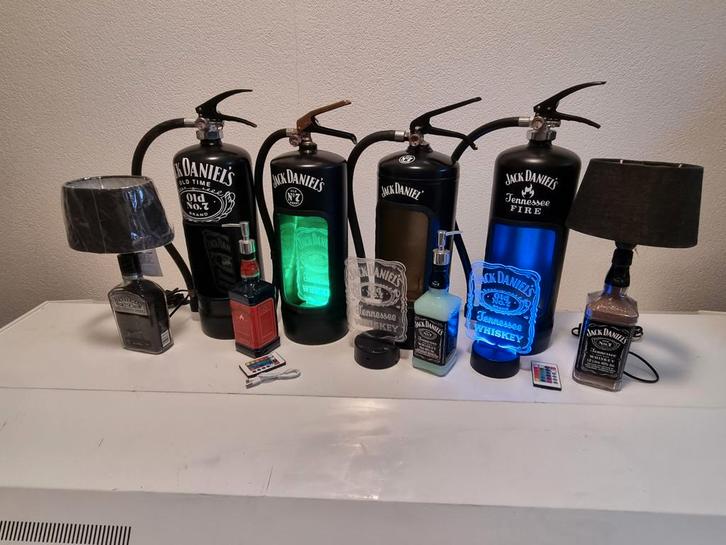 JACK DANIEL'S BRANDBLUSSER, LAMP EN RECLAME BORD, Huis en Inrichting, Woonaccessoires | Wanddecoraties, Nieuw, Ophalen of Verzenden
