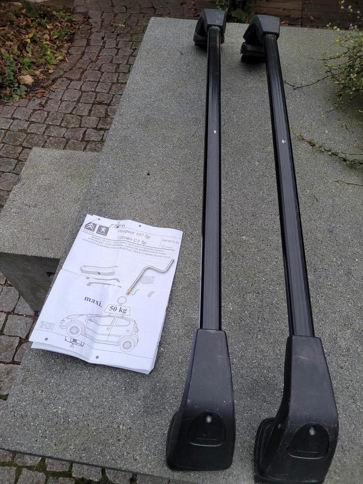 Originele Dakdragers Citroën C1/Peugeot 107/Toyota Aygo, Auto diversen, Dakdragers, Gebruikt, Ophalen of Verzenden