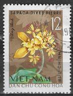 Noord-Vietnam 1964 - Yvert 365 - Bloemen - 12 xu (ST), Verzenden, Zuidoost-Azië
