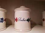 Boerenbont Suikerpot, Ophalen, Zo goed als nieuw, Overige materialen, Pot, Bus of Blik