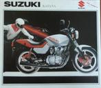 Folder SUZUKI Katana GS(X) 400/ 550/ 650/ 750/ 1100 09/1982, Ophalen of Verzenden, Suzuki